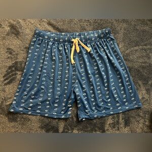 Blue Patterned Women's Sleep Shorts size XLarge new